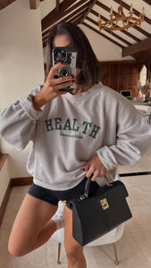 Health Sweatshirt in Neutral